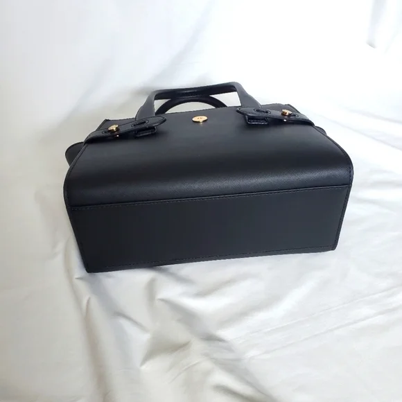 Michael Kors Black Saffiano Leather Satchel Bag NWT - Picture 7 of 14